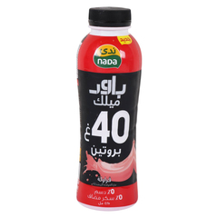 حليب البروتين باور ميلك بالفراولة