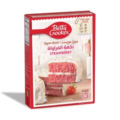 بيتي كروكر سوبر مويست خليط كيك الفراولة ٤٠٠ غرام