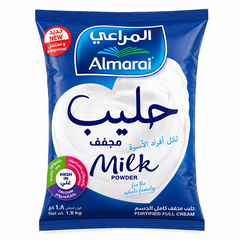 حليب مجفف مدعم كامل الدسم