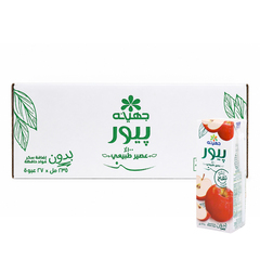 بيور عصير تفاح بدون سكر مضاف