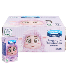 حليب بنكهة حلوى القطن