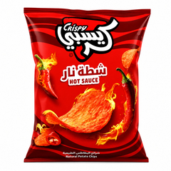 كريسبي شرائح بطاطس شطة نار