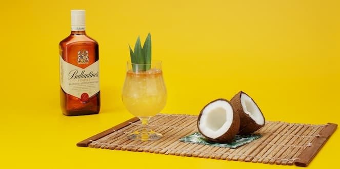 Ballantine’s Tropical Whisky Cocktail Coconut Delight