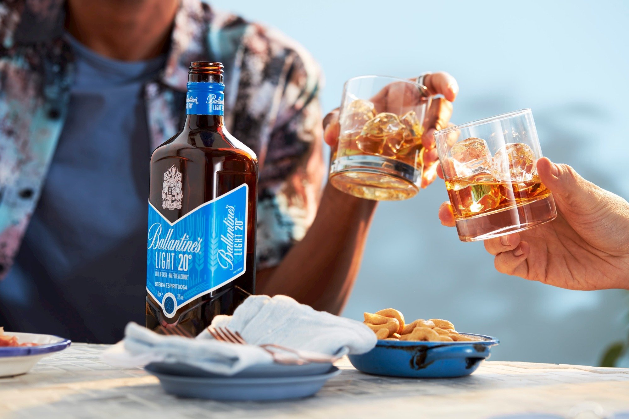 Ballantine's Light group cheers