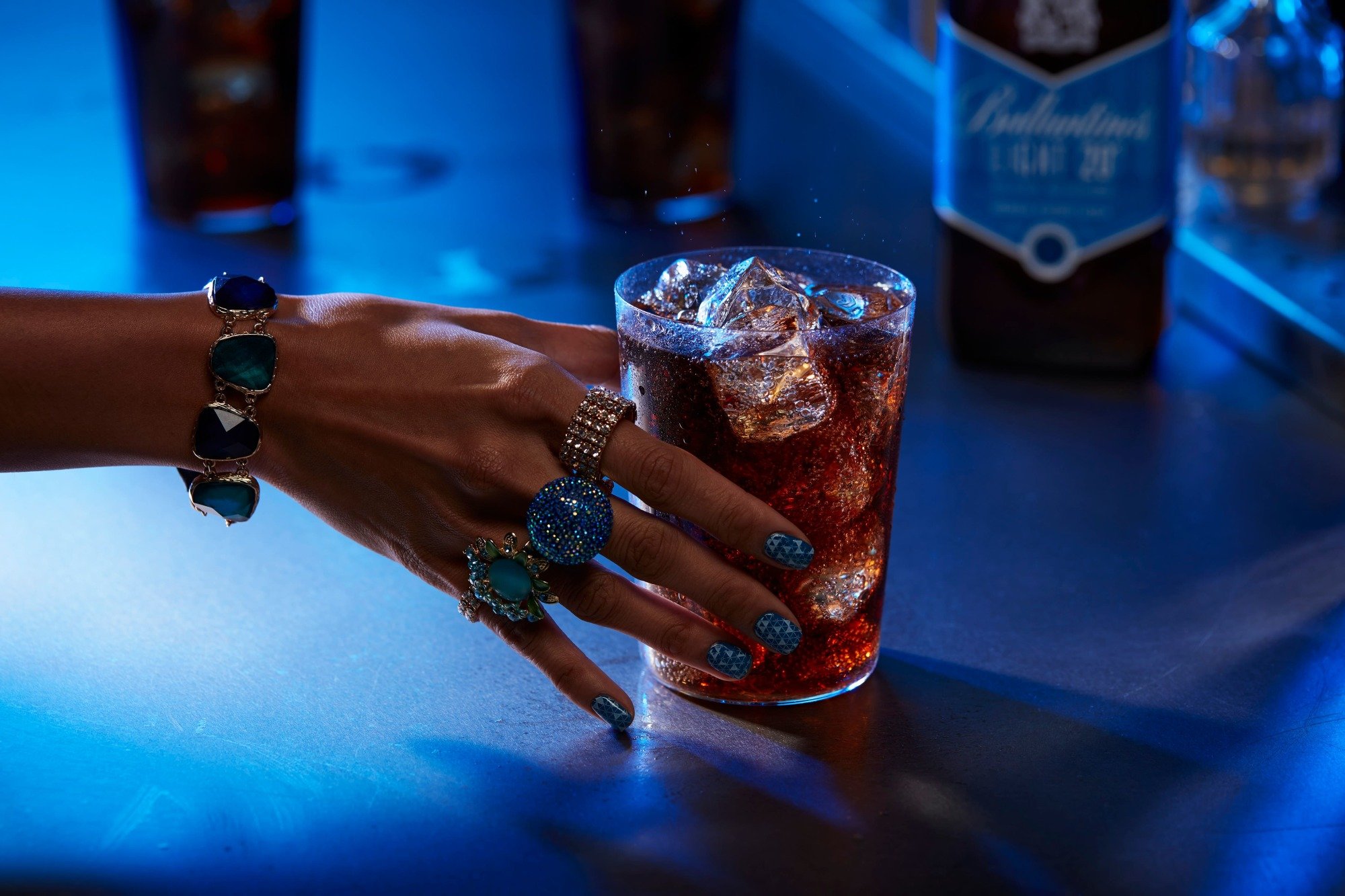 Ballantine's Light with cola