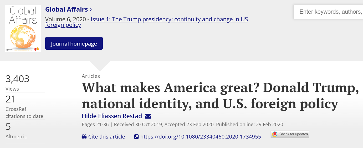 Forside Global Affairs