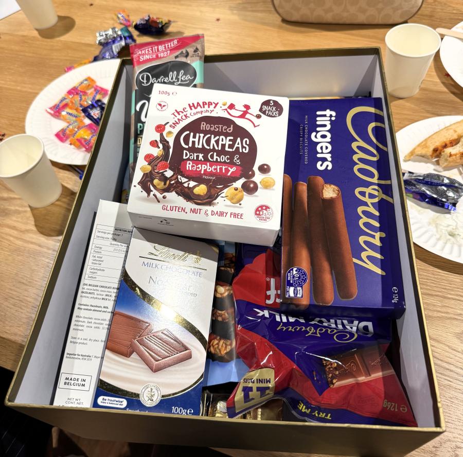 Premien fra en av quizkveldene i bygget.