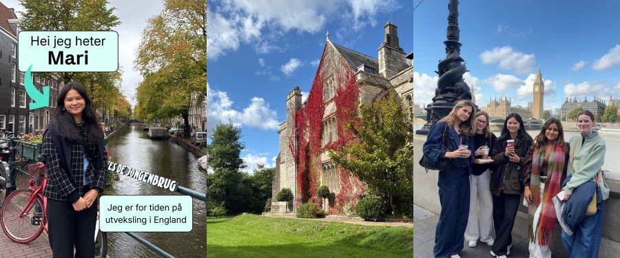 Mari på utveksling i England