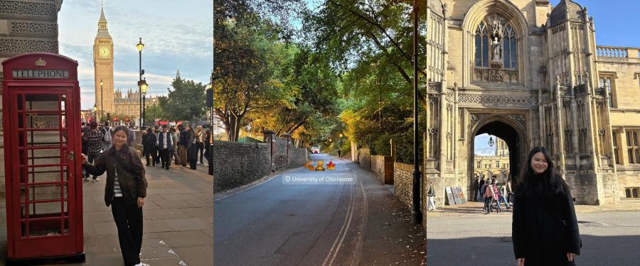 Mari på utveksling i England