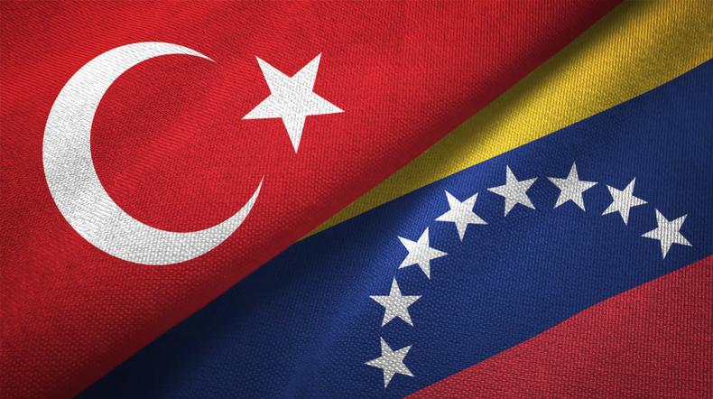 Flagget til Venezuela og Tyrkia