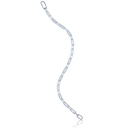 Men's Honest Silver Bracelet - a popular chain link with a modern, structured look. 