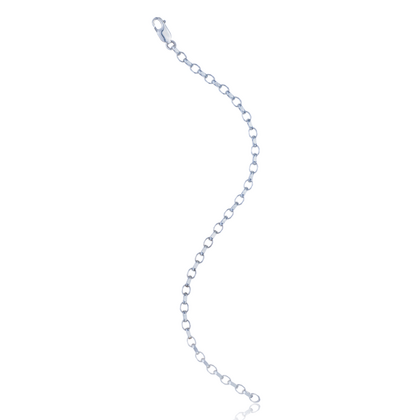 Men's Sunlight Bracelet - precision-cut, facetted links in sterling silver catch the light with every movement