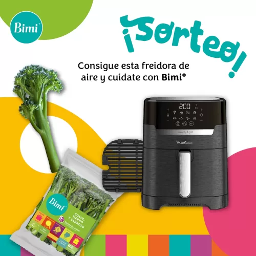 Bimi® sortea una airfryer Moulinex
