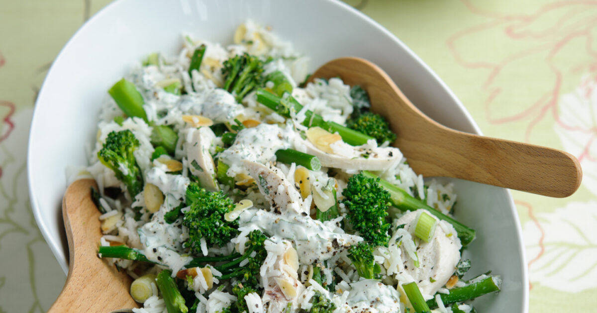 Bimi® Lime & Coriander Chicken & Bimi® broccoli Rice Salad