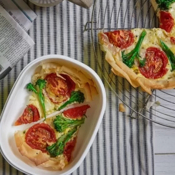Bimi® Brokkoli & Mozzarella Tarte