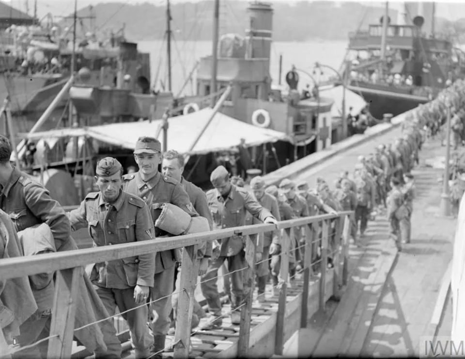 German PO Ws at Plymouth
