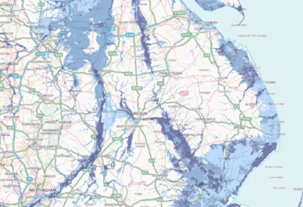 Lincoln Flood Map
