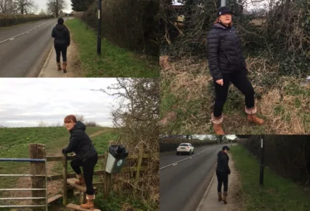 T Kilcoyne Walking