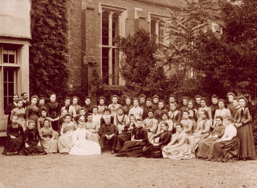 Nelson with Students