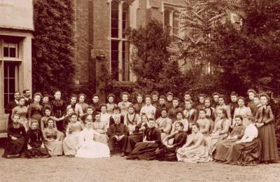 Nelson with Students