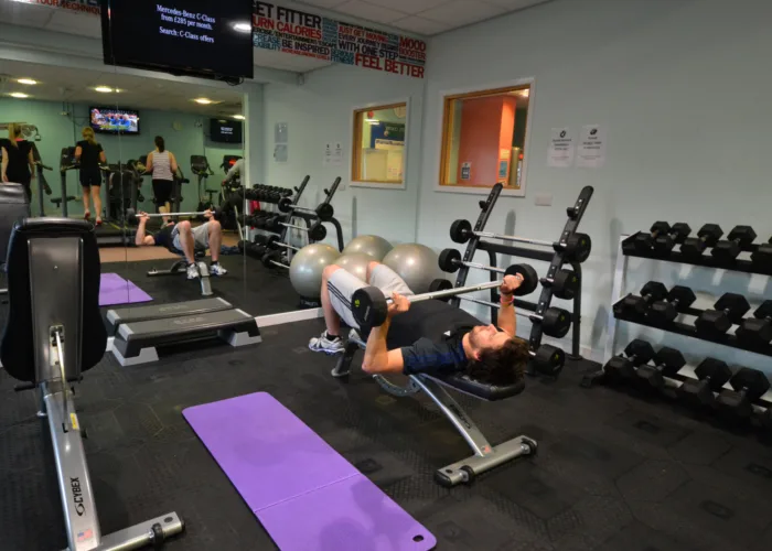 Students gym Lincoln bishop