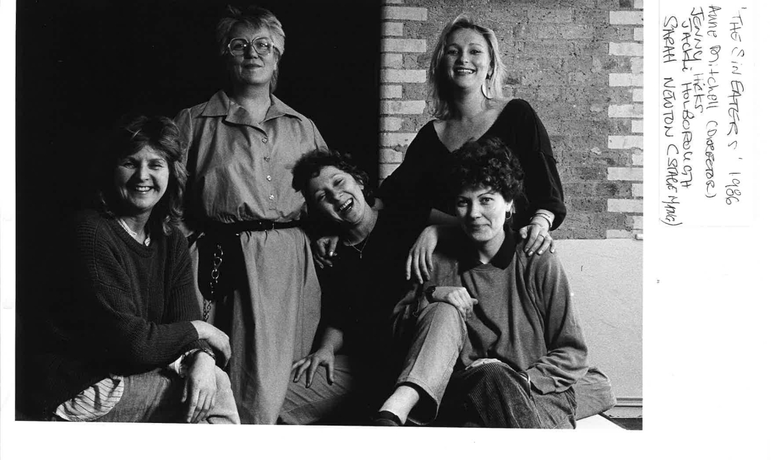 A group photo of the The Sin Eaters 1986.