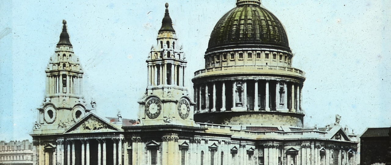 Old picture of St Paul's Cathedral