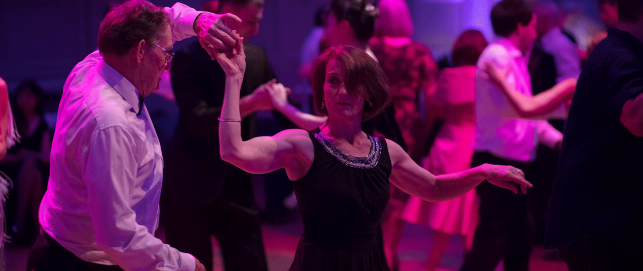 Image of a couple dancing in the Great Hall.