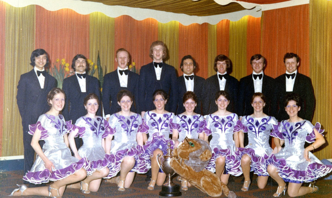 A photograph of the Penge Formation Latin team, which is part of the Peggy Spencer Archive.