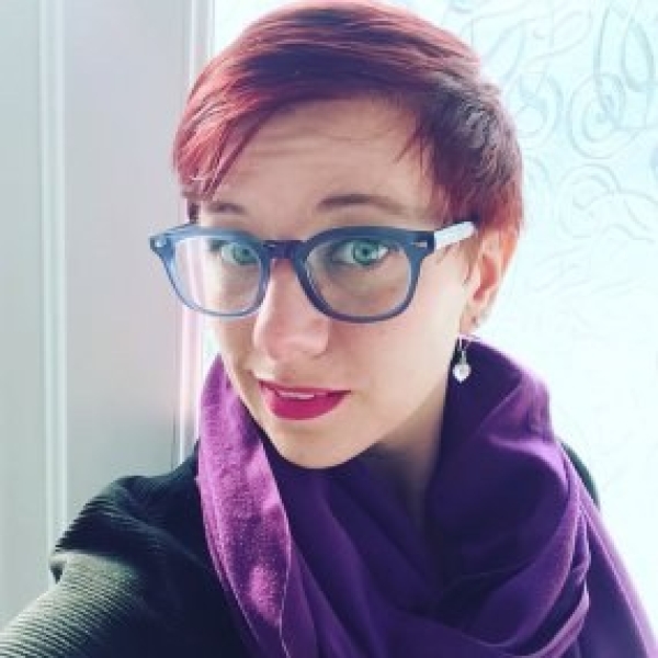 A portrait photo of tutor Emily Garside.