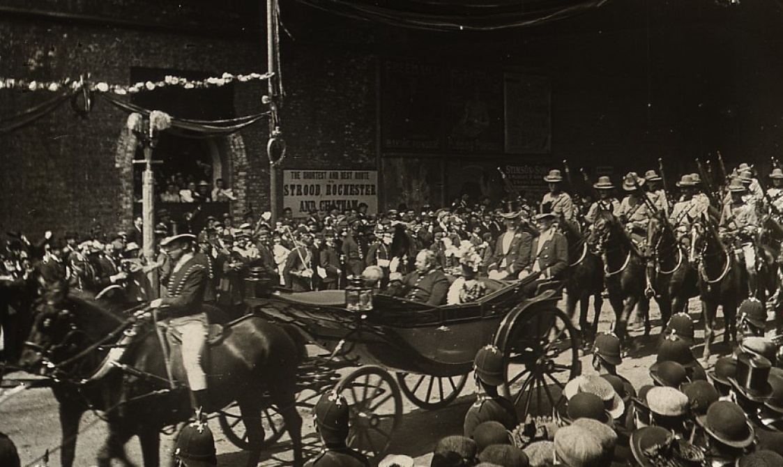 Diamond Jubilee procession in 1897