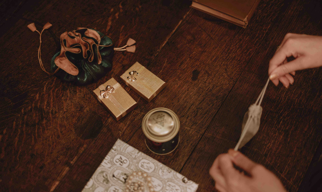 A range of objects on a table.