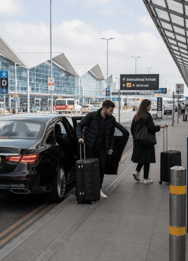 stansted airport drop off