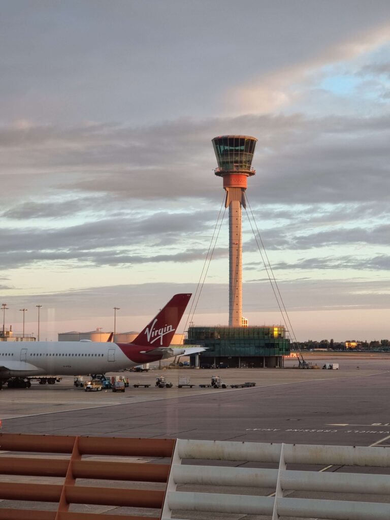 Control tower at London Heathrow Airport