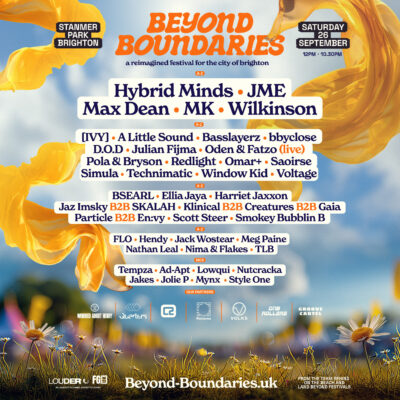 Brighton’s Beyond Boundaries announces full lineup including D.O.D, Oden & Fatzo to join already announced JME, Hybrid Minds, Max Dean & more