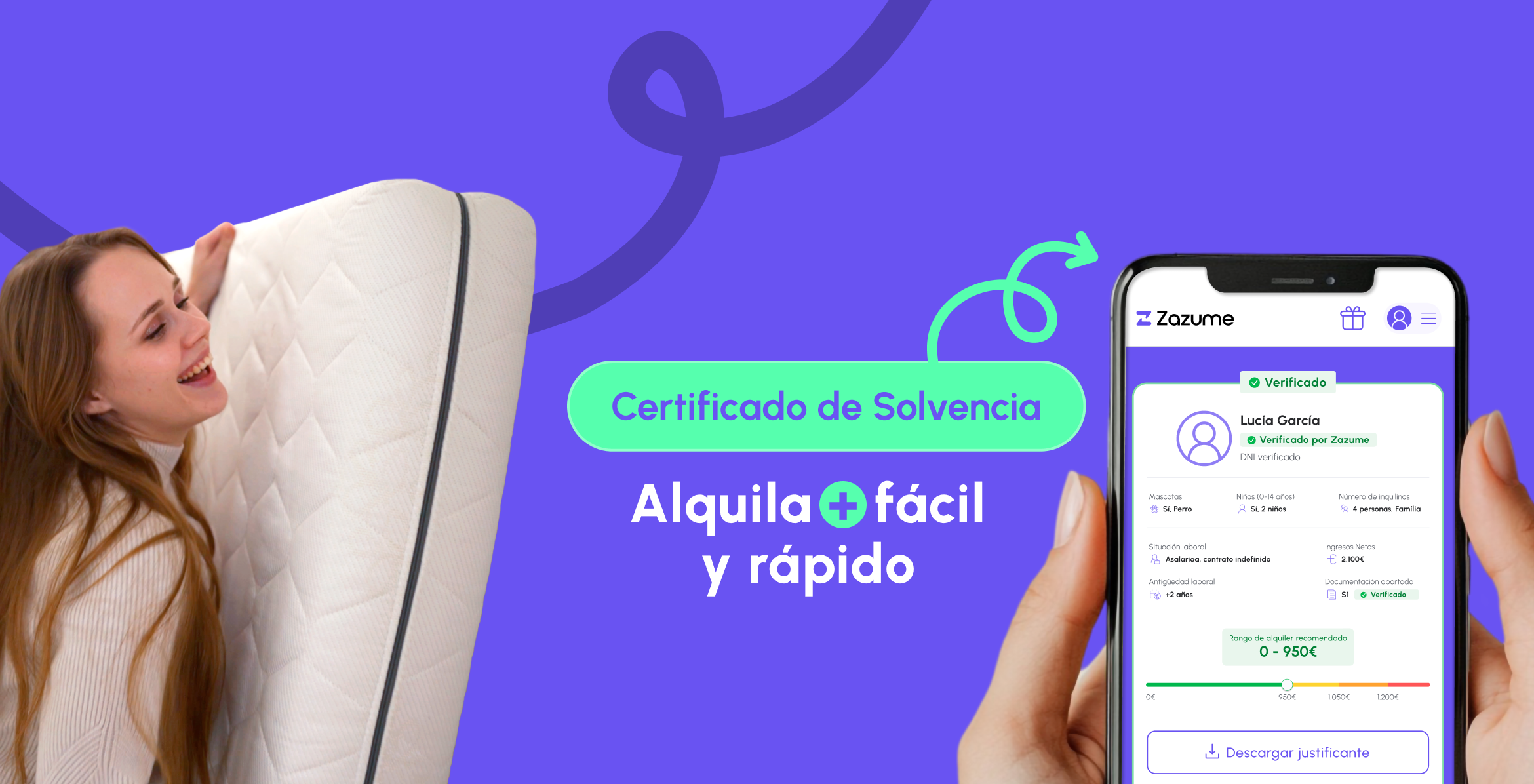 Certificado de solvencia para inquilinos