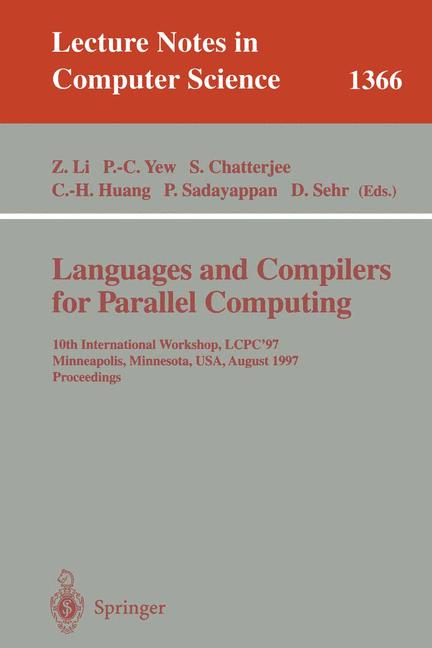 Cover of 'Languages and Compilers for Parallel Computing'