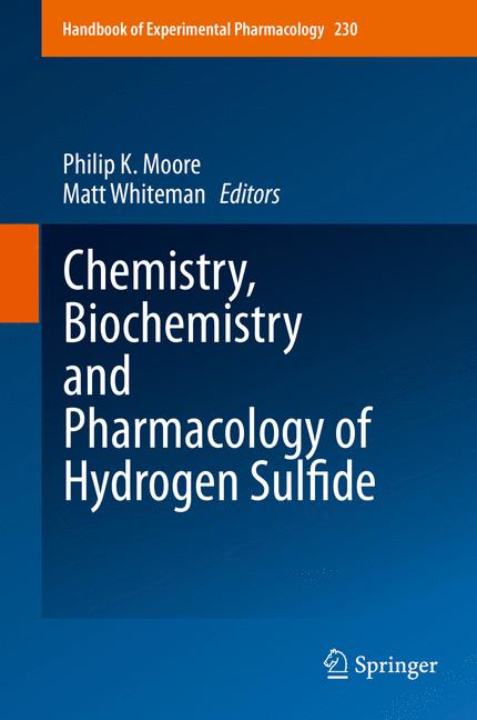 Cover of 'Chemistry, Biochemistry and Pharmacology of Hydrogen Sulfide'