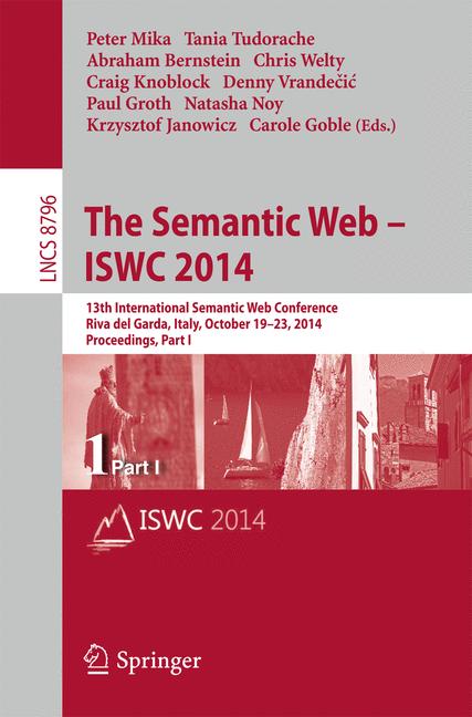 Cover of 'The Semantic Web – ISWC 2014'