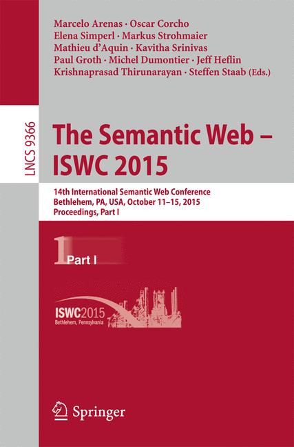 Cover of 'The Semantic Web - ISWC 2015'