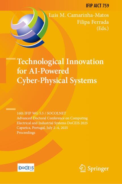 Cover of 'Technological Innovation for AI-Powered Cyber-Physical Systems'
