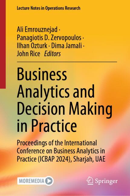 Cover of 'Business Analytics and Decision Making in Practice'