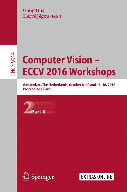 Cover of 'Computer Vision – ECCV 2016 Workshops'