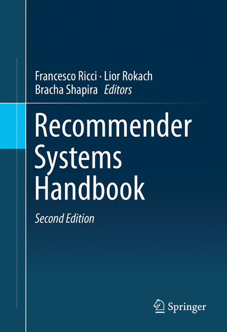 Cover of 'Recommender Systems Handbook'