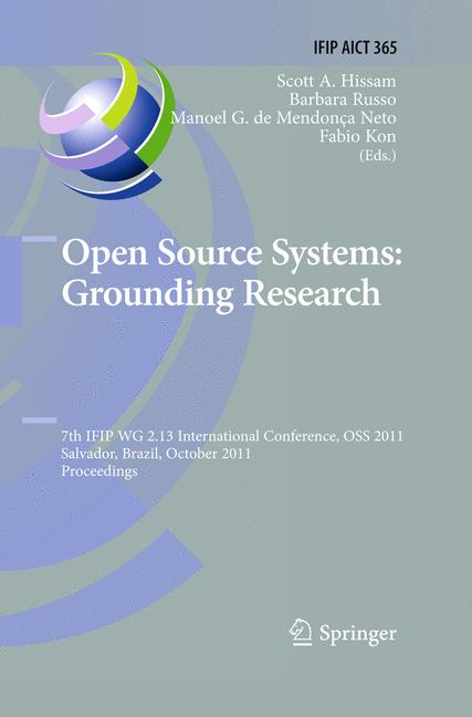 Cover of 'Open Source Systems: Grounding Research'