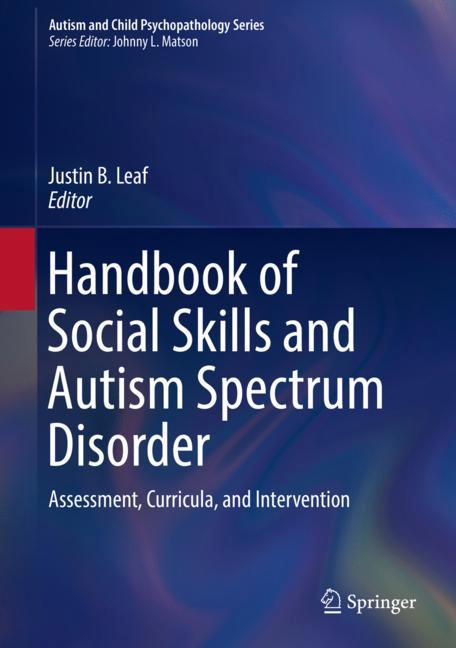 Cover of 'Handbook of Social Skills and Autism Spectrum Disorder'
