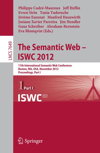 Cover of 'The Semantic Web – ISWC 2012'