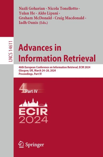 Cover of 'Advances in Information Retrieval'