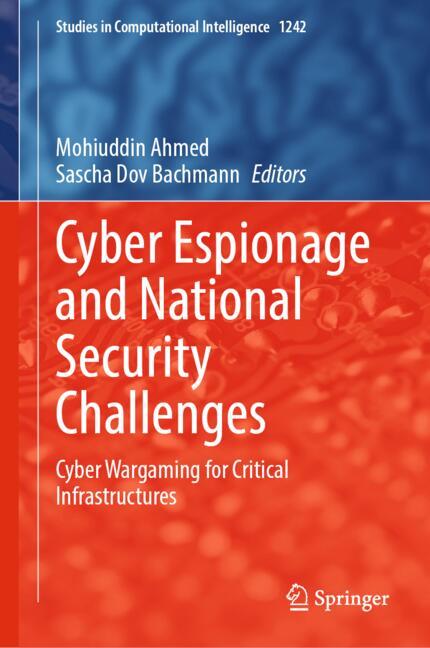 Cover of 'Cyber Espionage and National Security Challenges'
