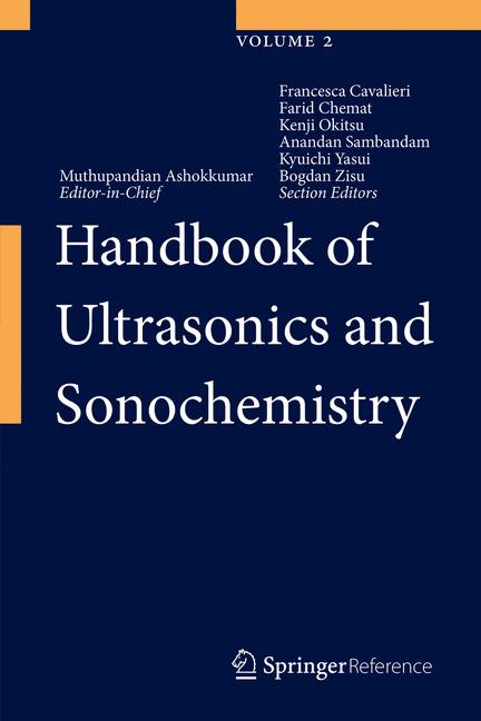 Cover of 'Handbook of Ultrasonics and Sonochemistry'